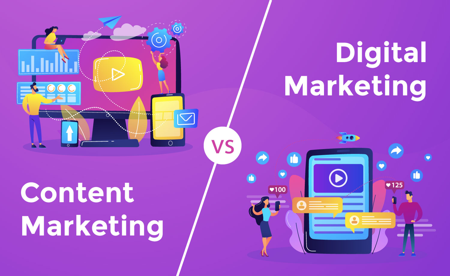 Content Marketing vs. Digital Marketing