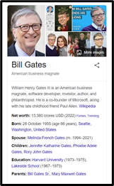 bill gates knowledge graph