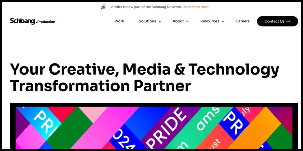Schbang homepage