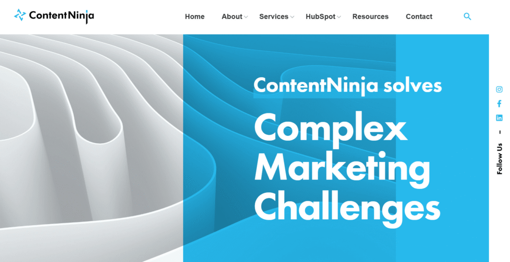 contentninja homepage