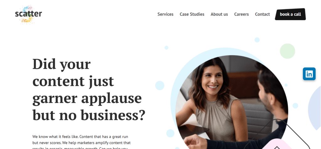 scatter homepage