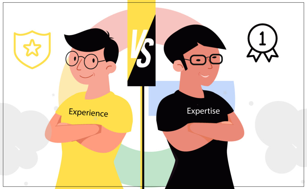 Experience vs Expertise - Justwords