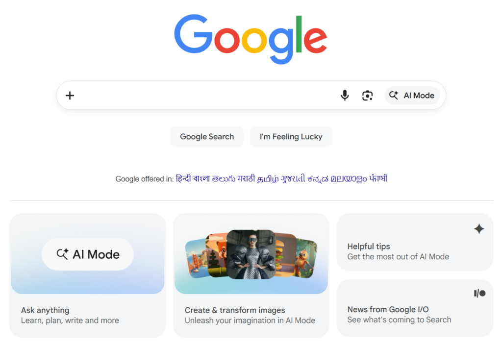Google Search box Google Search box