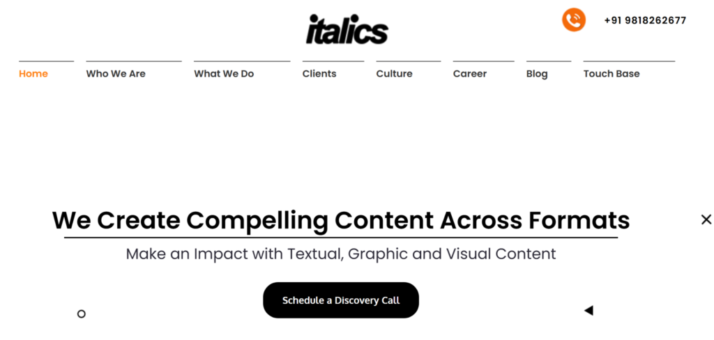 Italics Italics