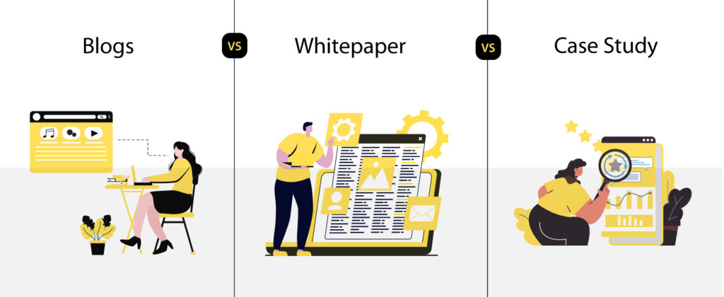Blog vs. Whitepaper vs. Case Study